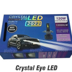 Crystal Eye LED Bulb For Headlight and Fog Light with High/Low Beam for Car (120W, 2 Bulbs) Crystal Eye LED Bulb For Headlight and Fog Light with High/Low Beam for Car (120W, 2 Bulbs)