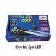 Crystal Eye LED Bulb For Headlight and Fog Light with High/Low Beam for Car (120W, 2 Bulbs)