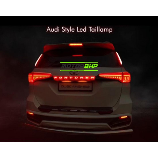 Toyota Fortuner Audi A7 Style LED Tail Light (2016-2022)