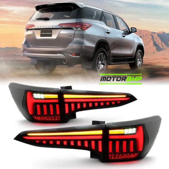 Toyota Fortuner Audi A7 Style LED Tail Light (2016-2022)