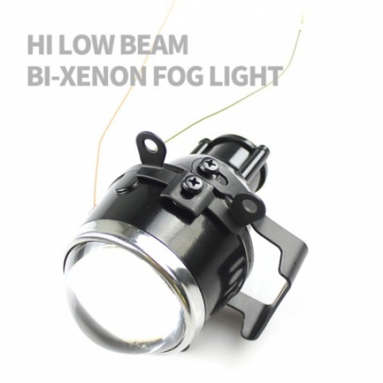 Original iPHCAR Bi-Xenon 3inch Projector Fog Light with Crystal Eye HID Hi/Low Beam Conversion Kit Combo 