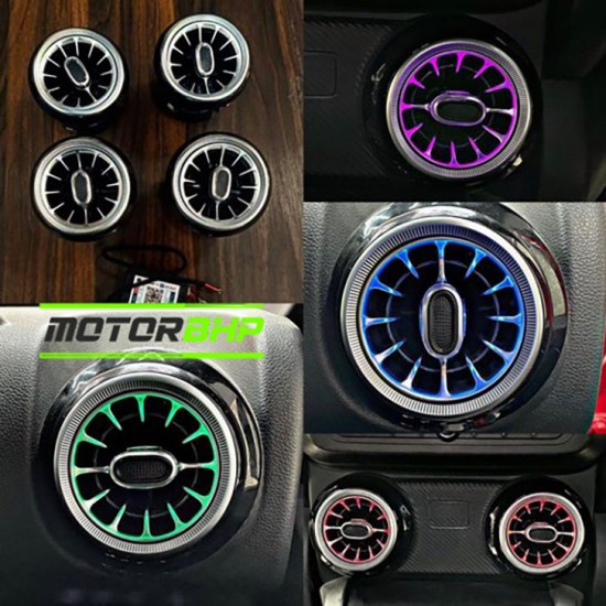 Mahindra Thar AC Vent RGB LED Multi Color Effect With APP Control (2020-Onwards)