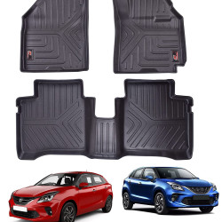 GFX Premium Life Long Car Floor Foot Mats For Maruti Suzuki Baleno (2015-Onwards) Black GFX Premium Life Long Car Floor Foot Mats For Maruti Suzuki Baleno (2015-Onwards) Black