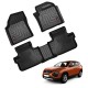 GFX Premium Life Long Car Floor Foot Mats For Tata Harrier (2019-Onwards) Black 