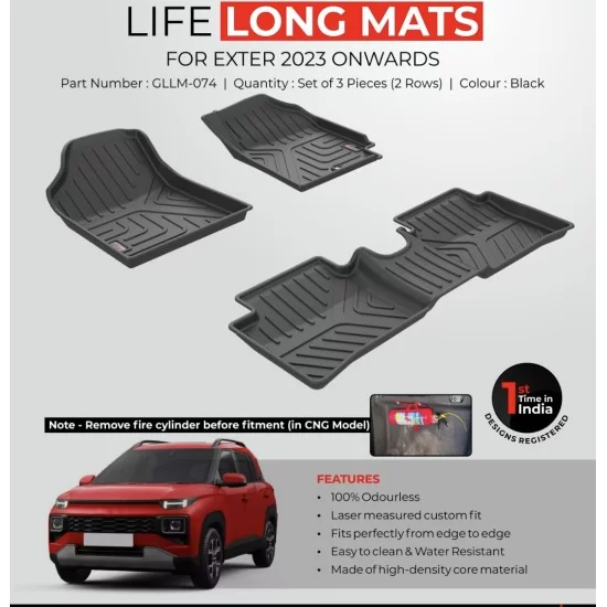 Buy Hyundai Exter Life Long Mats Car Accessories Online Store