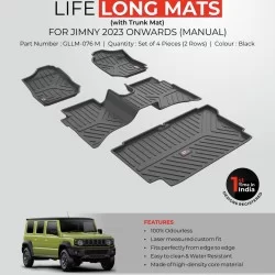 Zone Tech All Weather Carpet Vehicle Floor Mats- 4-piece Black