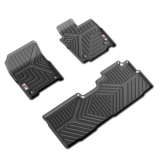 GFX Premium Life Long Car Floor Foot Mats For Hyundai Verna (2020 Onwards) Black