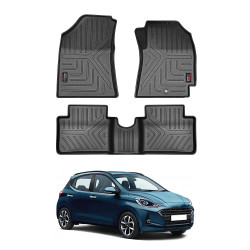 GFX Premium Life Long Car Floor Foot Mats For Hyundai Grand I10 Nios (2018 Onwards) Black GFX Premium Life Long Car Floor Foot Mats For Hyundai Grand I10 Nios (2018 Onwards) Black