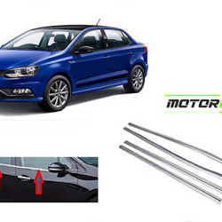 STARiD Volkswagen Ameo Chrome Lower Window Garnish 