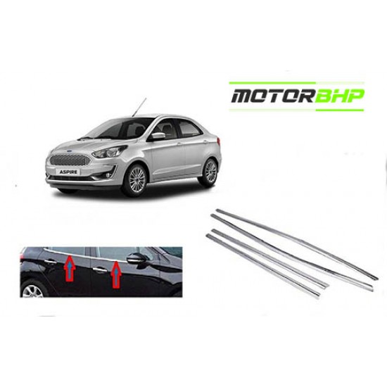  Ford Figo Aspire Premium Chrome Lower Window Garnish 