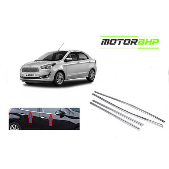 Ford Figo Aspire Premium Chrome Lower Window Garnish