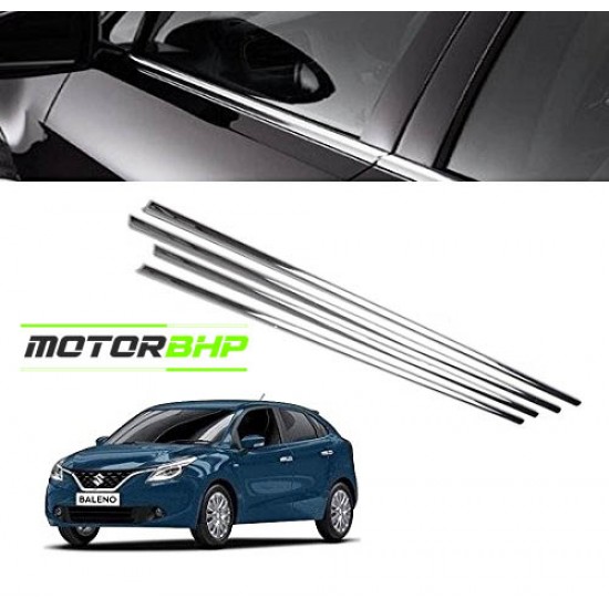 Galio Maruti Suzuki Baleno Chrome Lower Window Garnish (2015-Onwards)