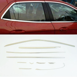 Maruti Suzuki Baleno Full Chrome Window Garnish (2015-2017) Maruti Suzuki Baleno Full Chrome Window Garnish (2015-2017)