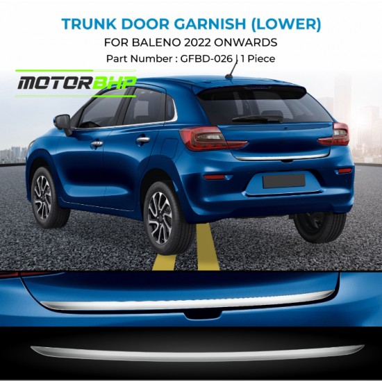 Maruti Suzuki New Baleno Trunk Door Garnish Lower (2022-Onwards)