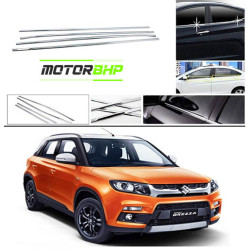STARiD Maruti Suzuki Vitara Brezza Chrome Lower Window Garnish  STARiD Maruti Suzuki Vitara Brezza Chrome Lower Window Garnish