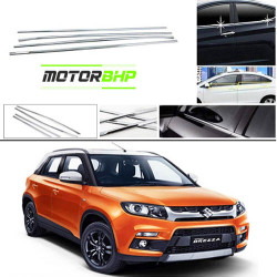 STARiD Maruti Suzuki Vitara Brezza Chrome Lower Window Garnish  STARiD Maruti Suzuki Vitara Brezza Chrome Lower Window Garnish