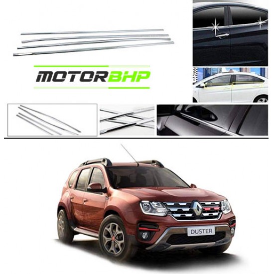 STARiD Renault Duster Chrome Lower Window Garnish 