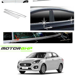 Maruti Suzuki Dzire Chrome Lower Window Garnish (2017-Onwards)  Maruti Suzuki Dzire Chrome Lower Window Garnish (2017-Onwards)