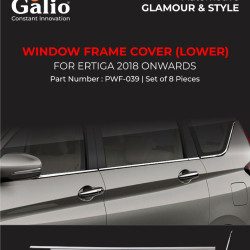 Galio Maruti Suzuki Ertiga Chrome Lower Window Garnish (2018-Onwards) Galio Maruti Suzuki Ertiga Chrome Lower Window Garnish (2018-Onwards)