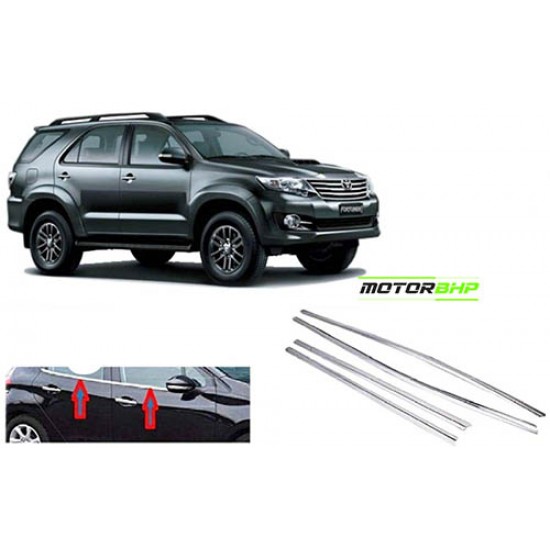 Toyota Fortuner  Chrome Lower Window Garnish 