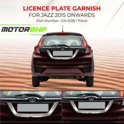 Honda Jazz Licence Number Plate Garnish (2015-Onwards)