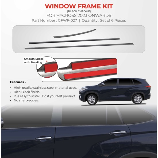 Toyota Hycross Lower Window Garnish 