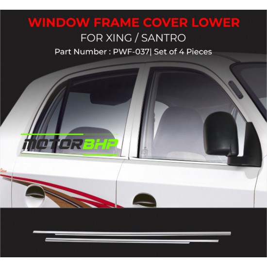 Hyundai Santro Xing Chrome Lower Window Garnish 