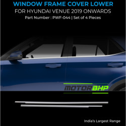 Hyundai Venue Chrome Lower Window Garnish (2019 Onwards)