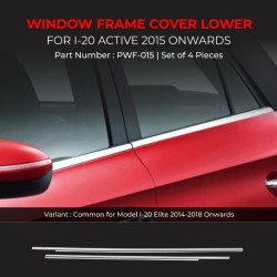 Hyundai i20 Active Chrome Lower Window Garnish (2015-Onwards) Hyundai i20 Active Chrome Lower Window Garnish (2015-Onwards)