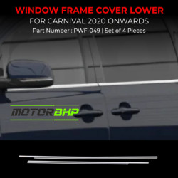 Kia Carnival Chrome Lower Window Garnish (2020 Onwards)