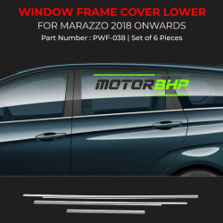 Mahindra Marazzo Chrome Lower Window Garnish (2018-Onwards) Mahindra Marazzo Chrome Lower Window Garnish (2018-Onwards)