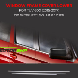 Mahindra TUV300 Chrome Lower Window Garnish (2015-2017) Mahindra TUV300 Chrome Lower Window Garnish (2015-2017)