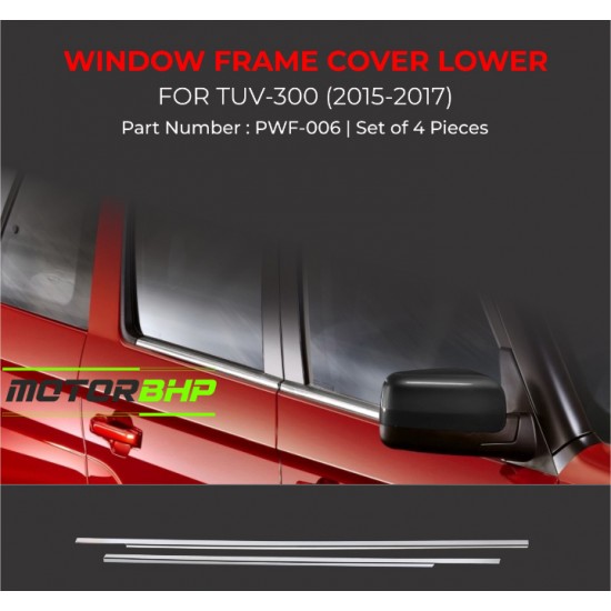 Mahindra TUV300 Chrome Lower Window Garnish (2015-2017)