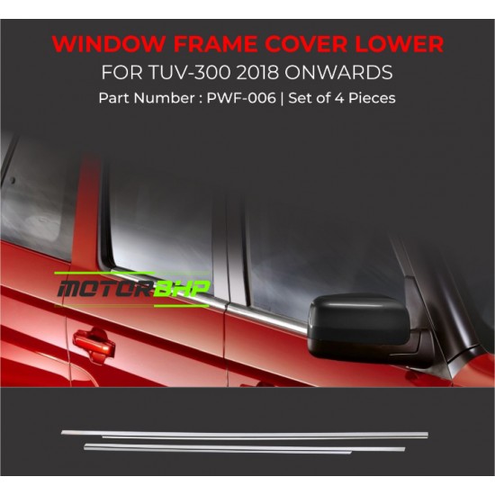 Mahindra TUV300 Chrome Lower Window Garnish (2018 Onwards)