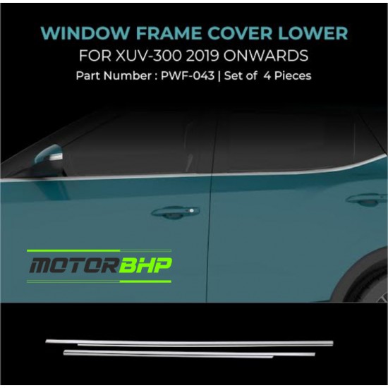 Mahindra XUV300 Chrome Lower Window Garnish (2019 Onwards)