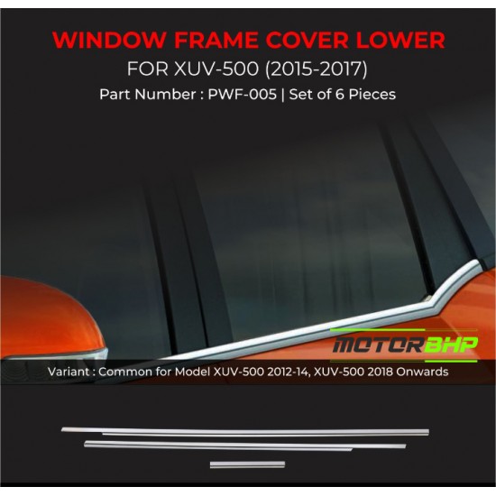 Mahindra XUV500 Chrome Lower Window Garnish (2015-2017)
