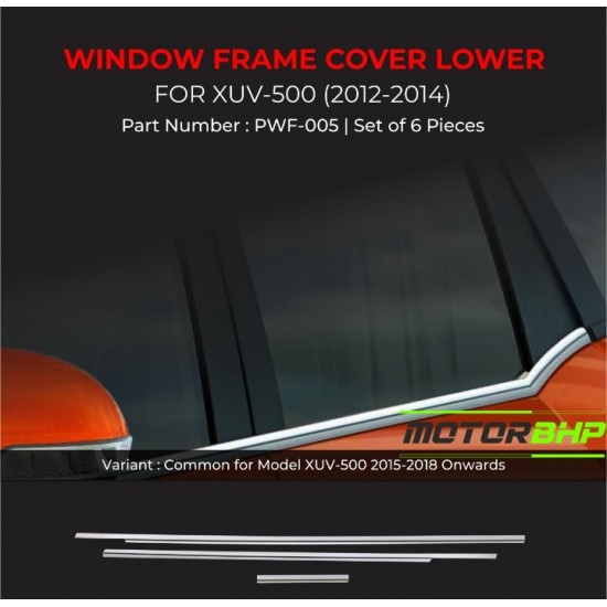 Mahindra XUV500 Chrome Lower Window Garnish (2012-2014)