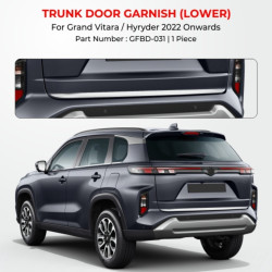 Maruti Suzuki Grand Vitara Trunk Door Garnish Lower (2022-Onwards) Maruti Suzuki Grand Vitara Trunk Door Garnish Lower (2022-Onwards)