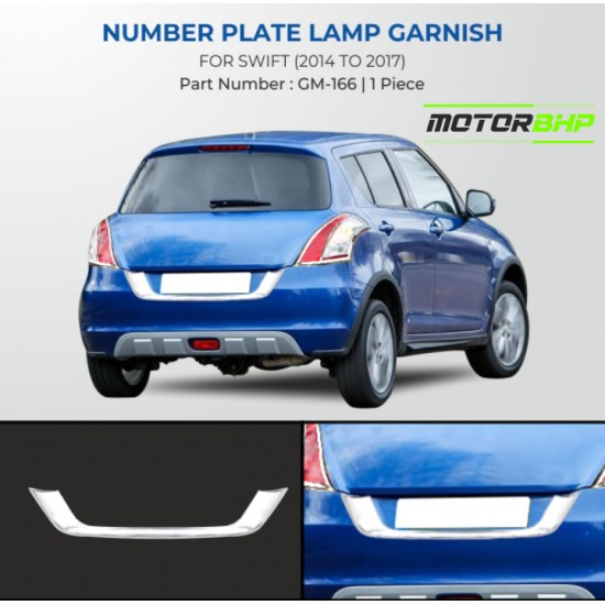 Maruti Suzuki Swift Number Plate Lamp Garnish (2014-2017)