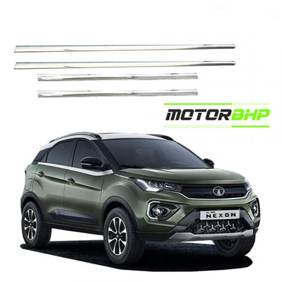 STARiD Tata Nexon Chrome Lower Window Garnish 