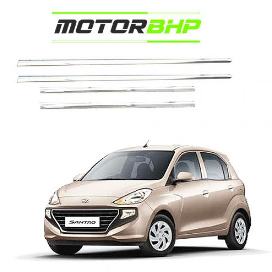 Hyundai Santro Chrome Lower Window Garnish (2018-Onwards)