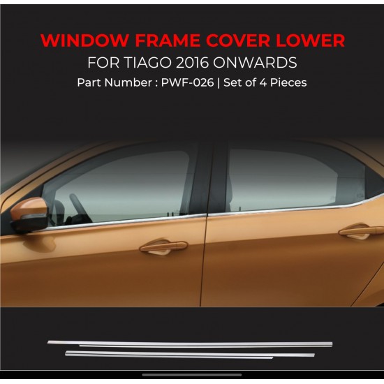  Tata Tiago Chrome Lower Window Garnish 