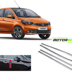 Tata Tiago Chrome Lower Window Garnish   Tata Tiago Chrome Lower Window Garnish