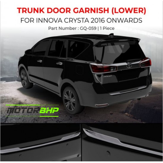Toyota Innova Crysta Trunk Door Lower Garnish  (2016-Onwards)