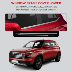 Hyundai Venue Chrome Lower Window Garnish (2022-Onwards)