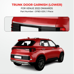 Hyundai Venue Trunk Door Garnish Lower (2022-Onwards)  Hyundai Venue Trunk Door Garnish Lower (2022-Onwards)