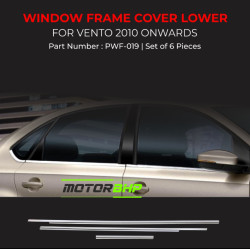 Volkswagen Vento Chrome Lower Window Garnish (2010-Onwards)  Volkswagen Vento Chrome Lower Window Garnish (2010-Onwards)