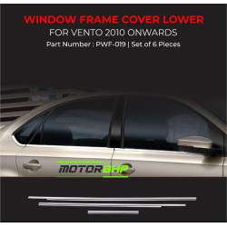Volkswagen Vento Chrome Lower Window Garnish (2010-Onwards)  Volkswagen Vento Chrome Lower Window Garnish (2010-Onwards)