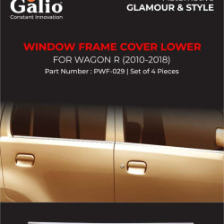 Galio Maruti Suzuki WagonR Chrome Lower Window Garnish (2010-2018) Galio Maruti Suzuki WagonR Chrome Lower Window Garnish (2010-2018)