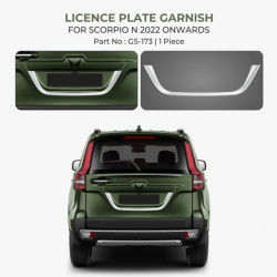 Mahindra Scorpio N Licence Plate Garnish (2022-Onwards) Mahindra Scorpio N Licence Plate Garnish (2022-Onwards)